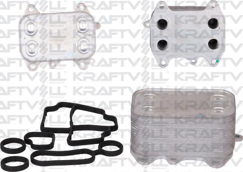 KRAFTVOLL GERMANY 08090017 - Oil Cooler, engine oil car-mod.net