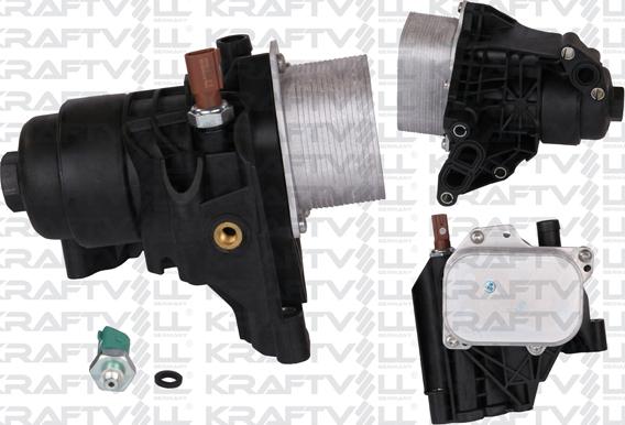 KRAFTVOLL GERMANY 08090029 - Oil Cooler, engine oil car-mod.net