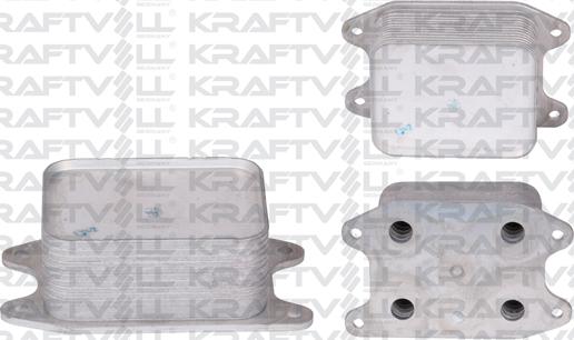 KRAFTVOLL GERMANY 08090025 - Oil Cooler, engine oil car-mod.net