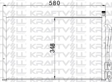 KRAFTVOLL GERMANY 08060115 - Condenser, air conditioning car-mod.net