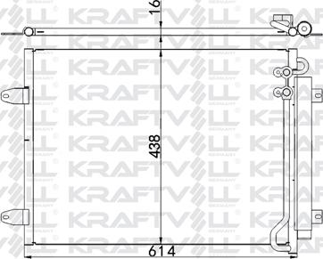 KRAFTVOLL GERMANY 08060135 - Condenser, air conditioning car-mod.net