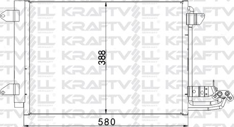 KRAFTVOLL GERMANY 08060130 - Condenser, air conditioning car-mod.net