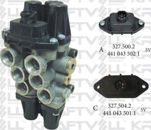 KRAFTVOLL GERMANY 07140016 - Multi-circuit Protection Valve, Compressed-air System car-mod.net