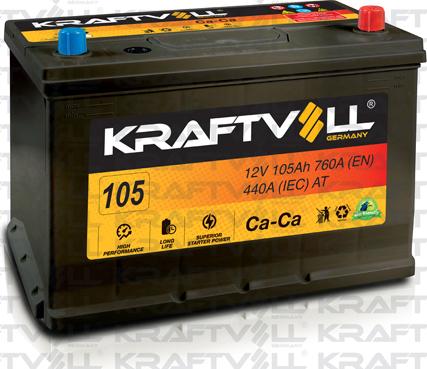 KRAFTVOLL GERMANY 18020001 - Starter Battery car-mod.net