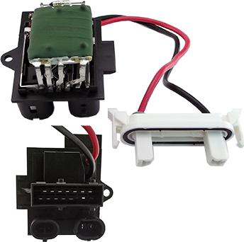 Krios 10.9057 - Pre-resistor, electro motor radiator fan car-mod.net