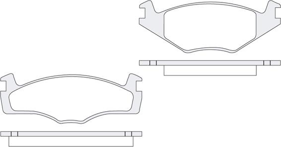 KSH EUROPE 1850.0058163 - Brake Pad Set, disc brake car-mod.net