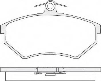 KSH EUROPE 1850.0058155 - Brake Pad Set, disc brake car-mod.net