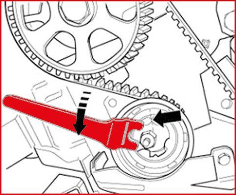 KS Tools 400.9008 - Spanner, timing belt tensioner pulley car-mod.net