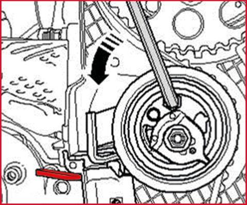 KS Tools 400.9019 - Retaining Tool, timing belt tensioner pulley car-mod.net