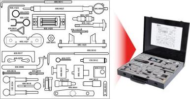 KS Tools 400.1400 - Adjustment Tool Set, valve timing car-mod.net