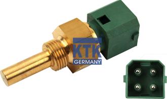 KTK GERMANY 16466 - Coolant temperature Sensor car-mod.net