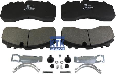 KTK GERMANY 12091 - Brake Pad Set, disc brake car-mod.net