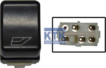 KTK GERMANY 21836 - Switch, window regulator car-mod.net