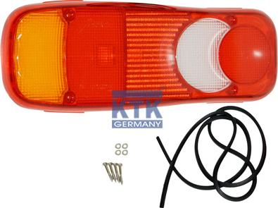 KTK GERMANY 22369 - Lens, combination rearlight car-mod.net