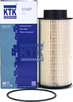 KTK GERMANY 27687 - Fuel filter car-mod.net