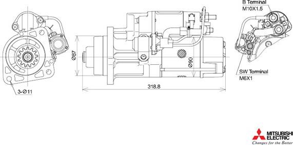 KUTNAK AUTOMOTIVE 723498M - Starter car-mod.net