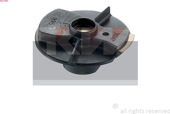 KW 922 095 - Rotor, distributor car-mod.net