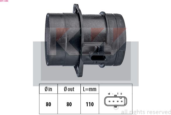 KW 491 446 - Air Mass Sensor car-mod.net