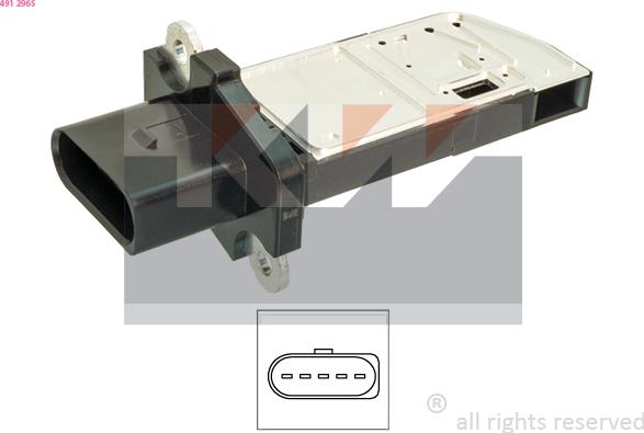 KW 491 296S - Air Mass Sensor car-mod.net