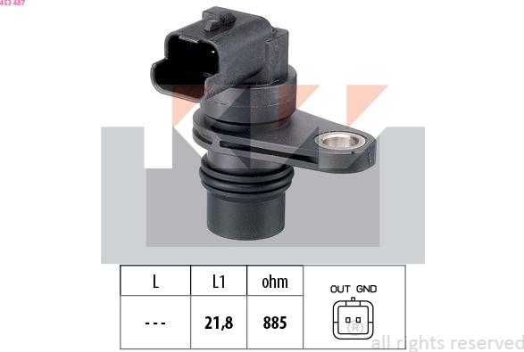 KW 453 487 - Sensor, RPM car-mod.net