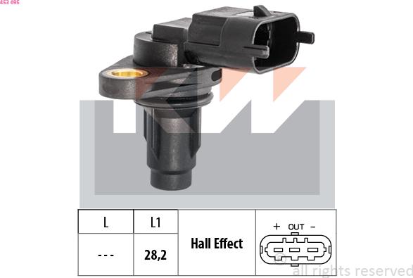 KW 453 695 - Camshaft position Sensor car-mod.net