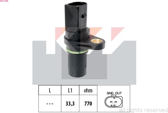 KW 453 640 - Crankshaft position sensor, RPM car-mod.net
