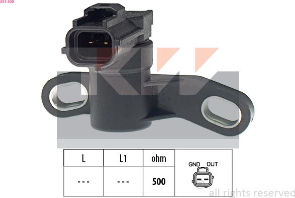 KW 453 609 - Crankshaft position sensor, RPM car-mod.net