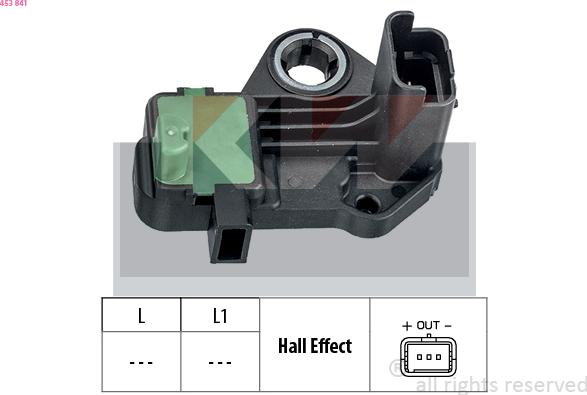 KW 453 841 - Crankshaft position sensor, RPM car-mod.net