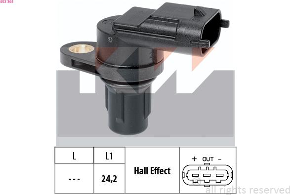 KW 453 361 - Camshaft position Sensor car-mod.net