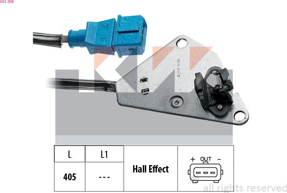 KW 453 208 - Camshaft position Sensor car-mod.net