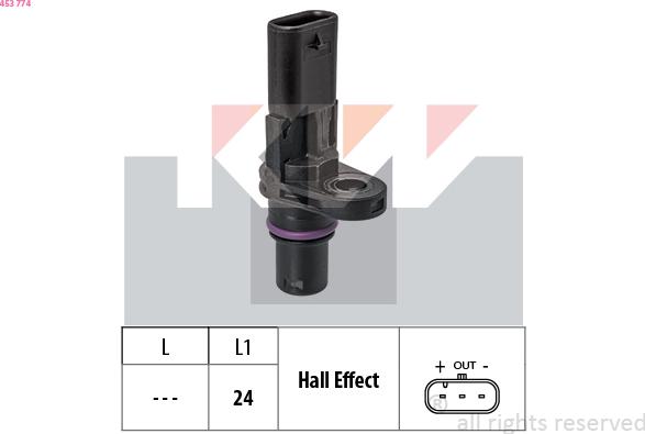 KW 453 774 - Camshaft position Sensor car-mod.net