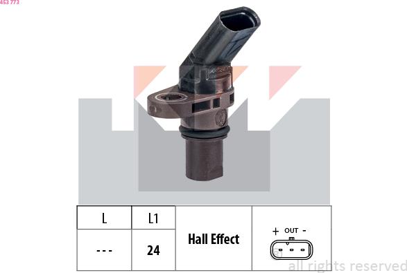 KW 453 773 - Sensor, RPM car-mod.net