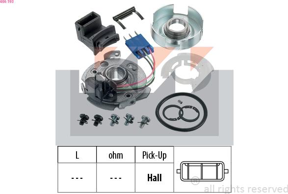 KW 406 193 - Sensor, ignition pulse car-mod.net