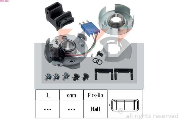 KW 406 234 - Sensor, ignition pulse car-mod.net
