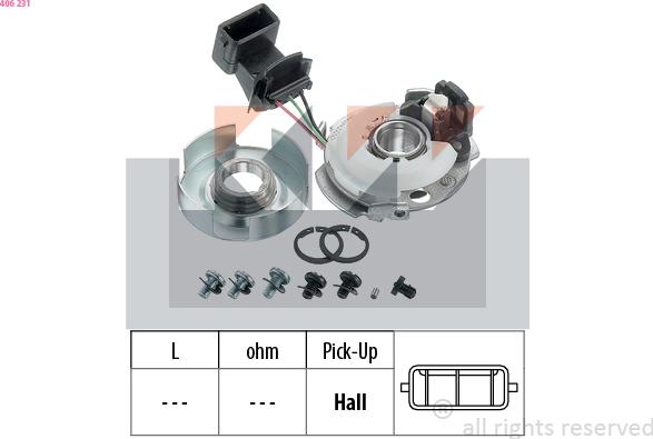 KW 406 231 - Sensor, ignition pulse car-mod.net