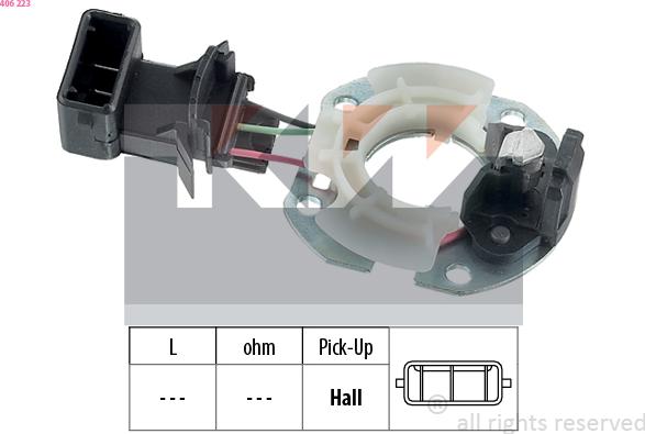 KW 406 223 - Sensor, ignition pulse car-mod.net