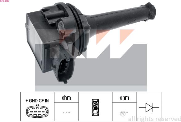KW 470 448 - Ignition Coil car-mod.net