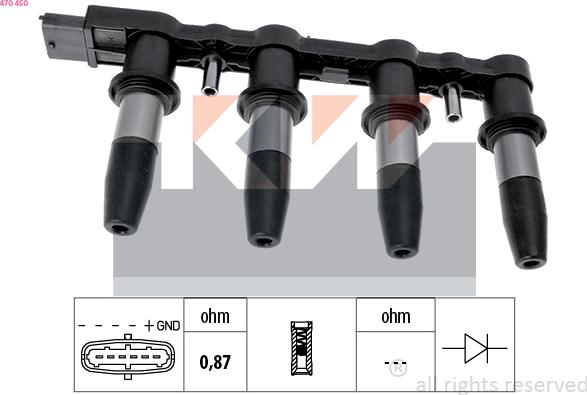 KW 470 450 - Ignition Coil car-mod.net