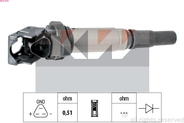 KW 470 475 - Ignition Coil car-mod.net