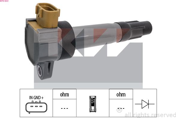 KW 470 553 - Ignition Coil car-mod.net