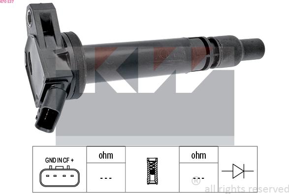 KW 470 537 - Ignition Coil car-mod.net