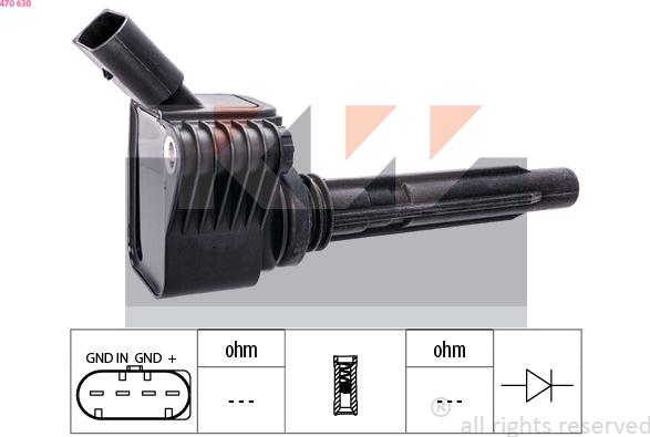 KW 470 630 - Ignition Coil car-mod.net