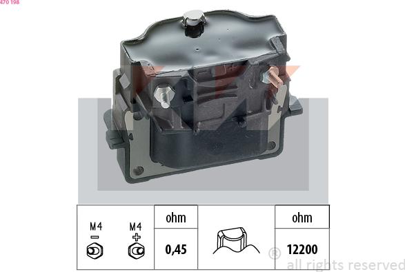 KW 470 198 - Ignition Coil car-mod.net
