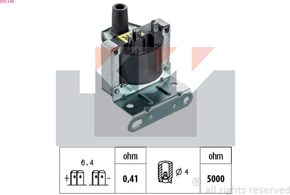 KW 470 140 - Ignition Coil car-mod.net