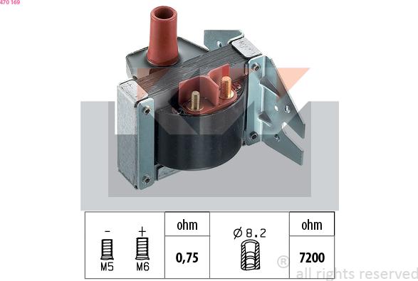 KW 470 169 - Ignition Coil car-mod.net