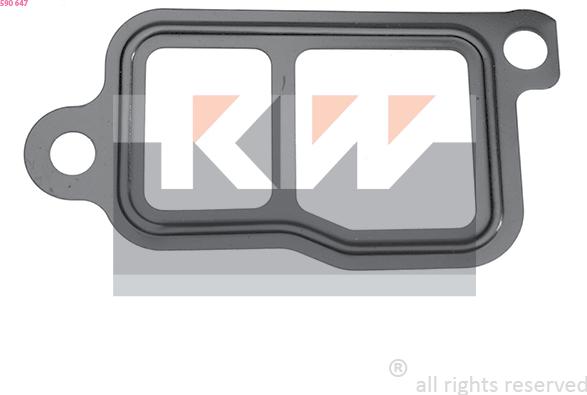KW 590 647 - Gasket, thermostat car-mod.net