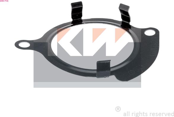 KW 590 716 - Gasket, thermostat car-mod.net