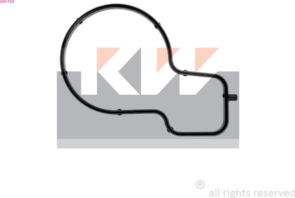 KW 590 724 - Gasket, thermostat car-mod.net