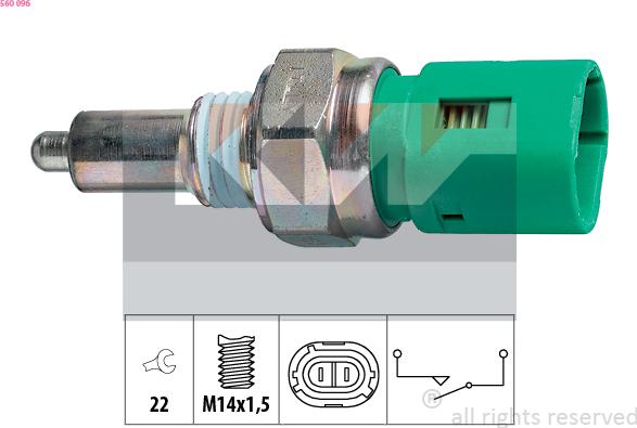 KW 560 096 - Reverse light Switch car-mod.net