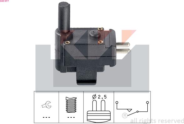 KW 560 077 - Reverse light Switch car-mod.net
